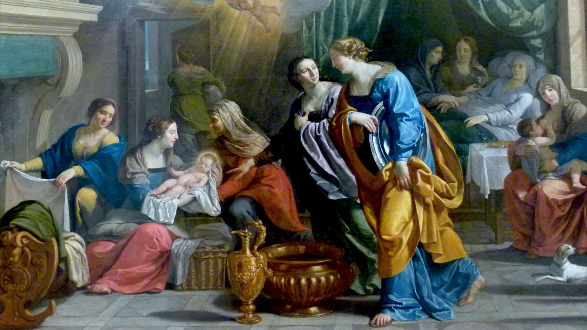 La-Nativité de la Sainte Vierge, Philippe de Champaigne (1638)  musée d' Arras