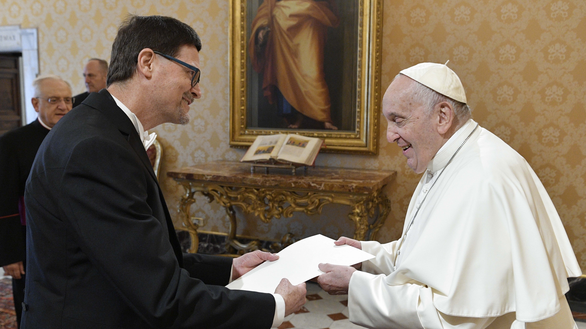 Le nouvel ambassadeur du Canada remet ses lettre de créances au pape | © Vatican Media 