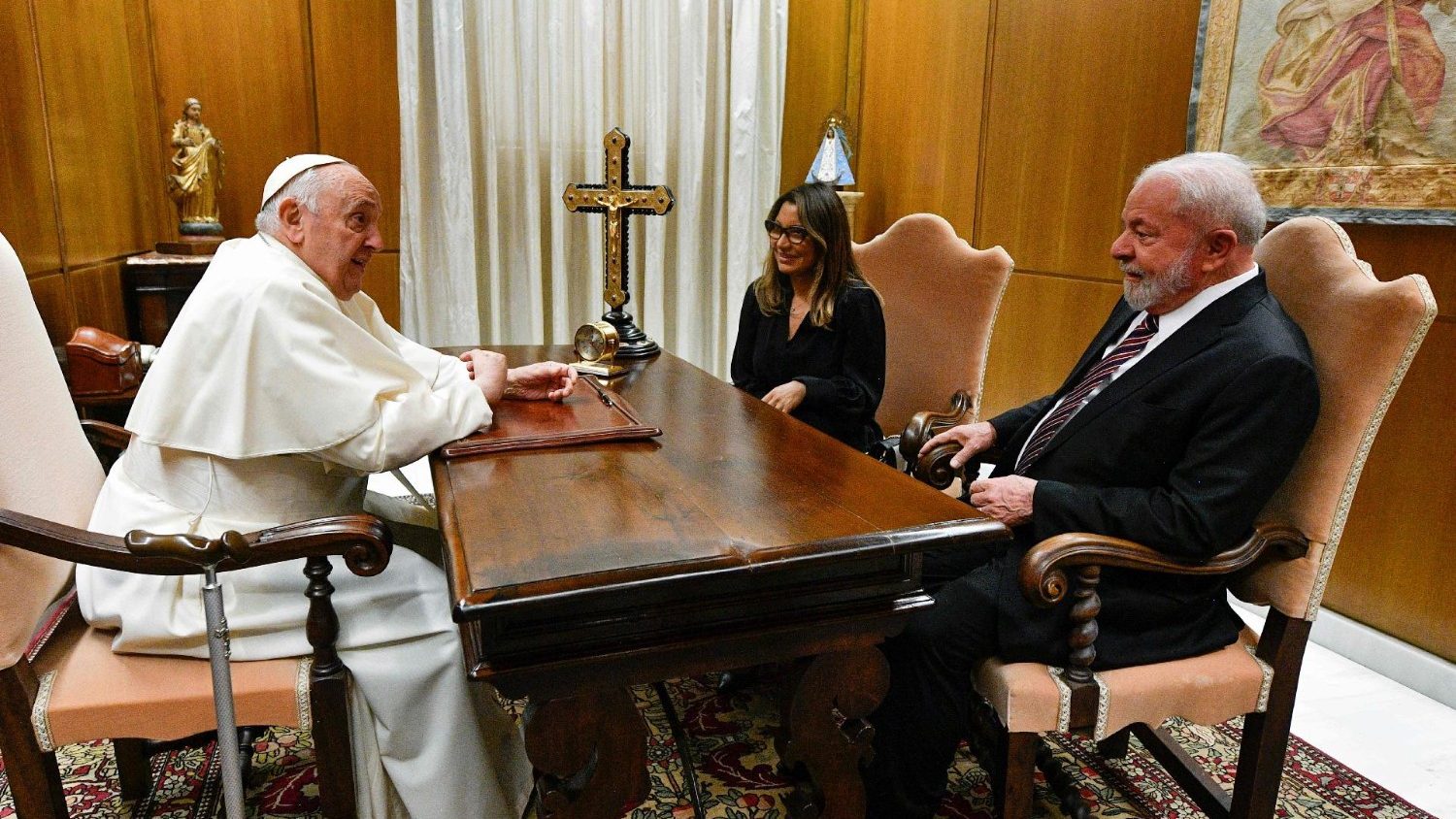 Le pape François a reçu le président brésilien Luiz Inácio Lula da Silva au Vatican | © Vatican Media