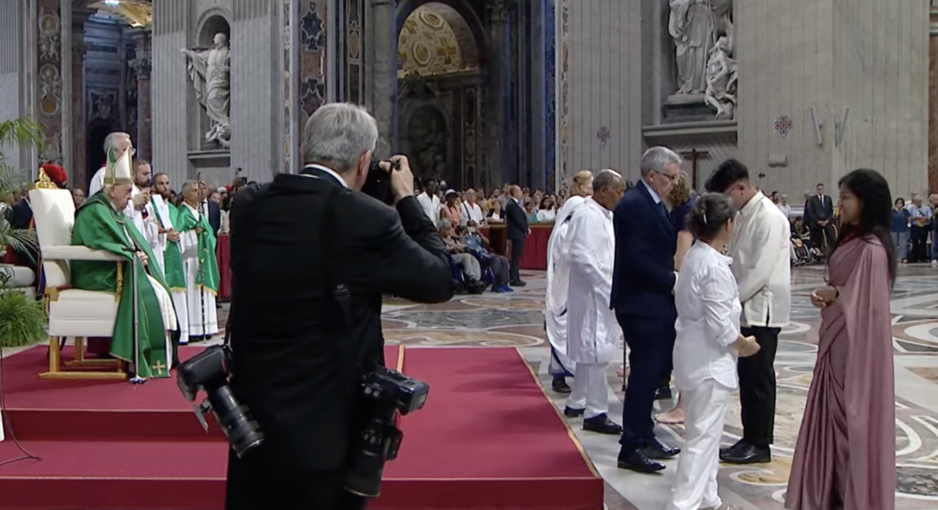 Messe pour la Journée des grands-parents 2023 | © capture d'écran Youtube / Vatican Media 