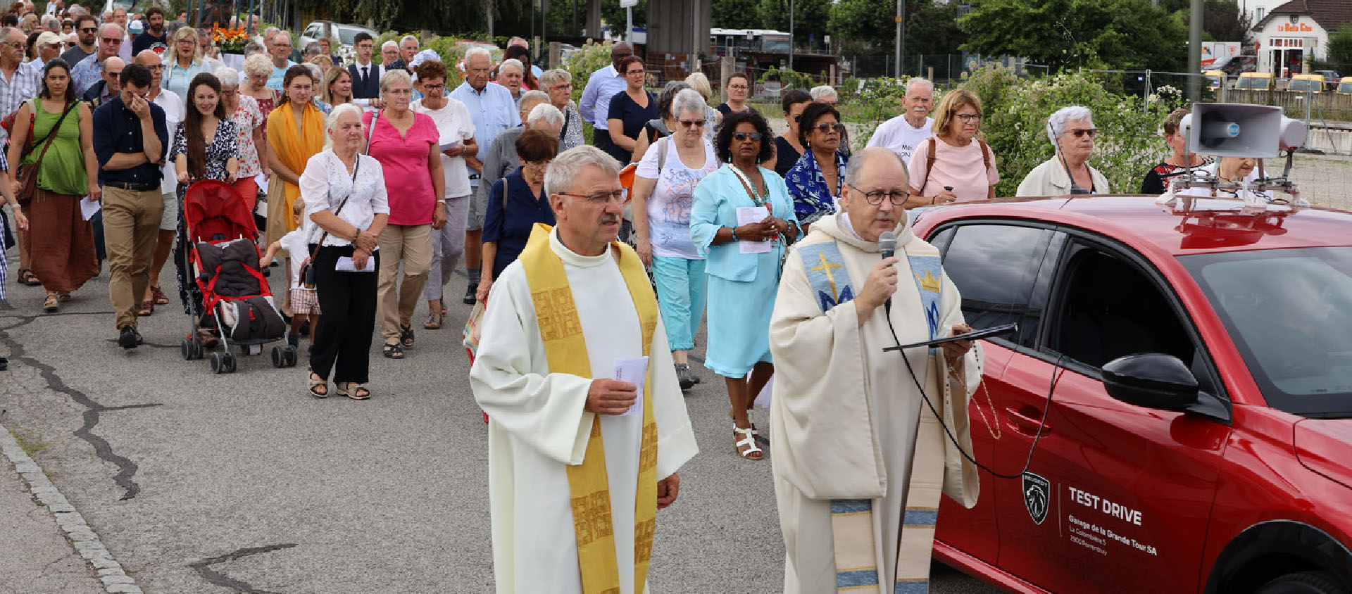 500 personnes ont participé au pèlerinage de l'Assomption à Porrentruy | © 