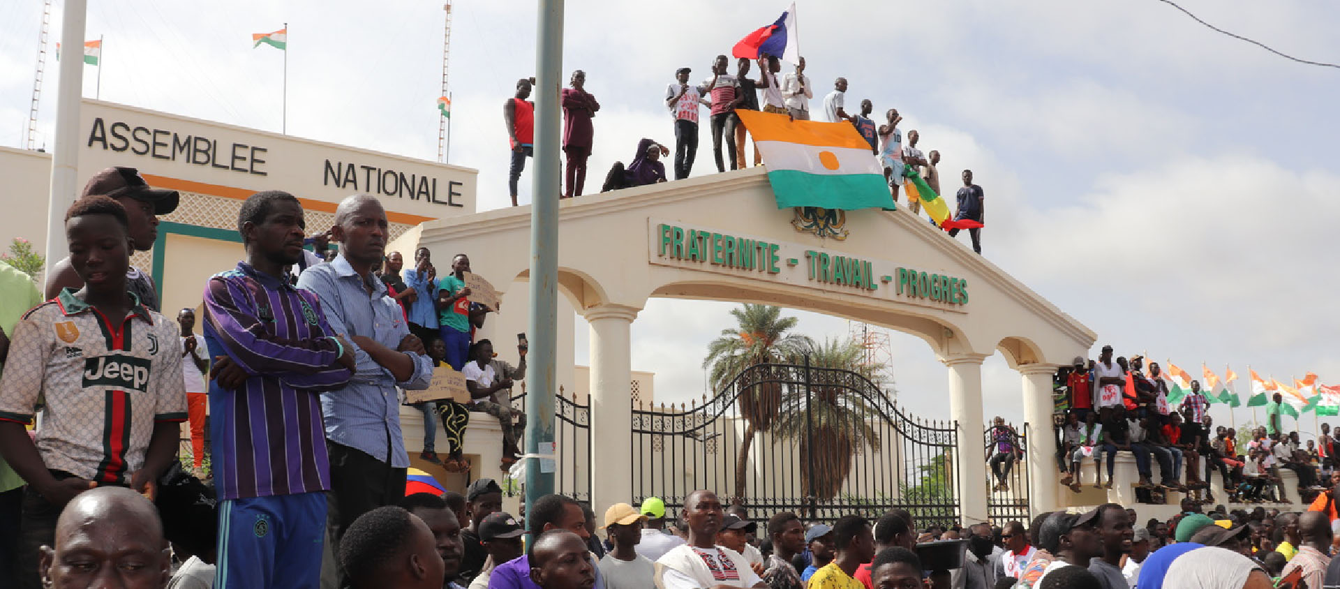 Niamey début août, une partie de la population soutient les putschistes au Niger | © Keystone/DPA/Djibo Issifou
