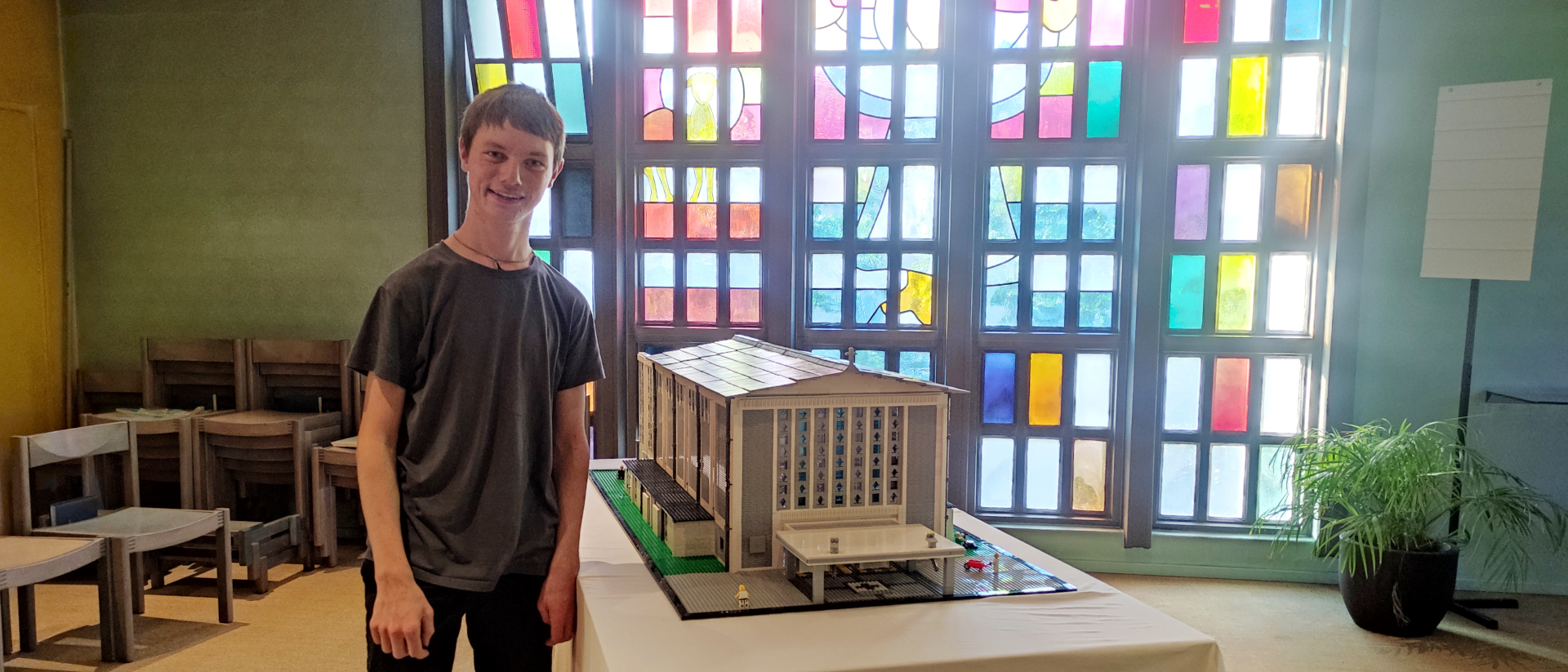 La reproduction en Lego de l'église Ste-Marie d'Olten a été réalisée par Julian Spitzli | © Jacqueline Straub