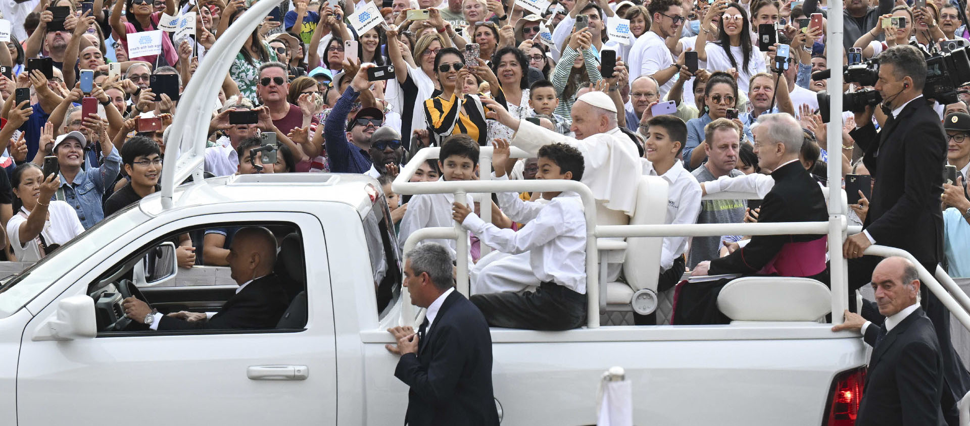 François a aussi invité à «redonner de l’espérance à nos sociétés européennes, en particulier aux nouvelles générations» | © Vatican Media