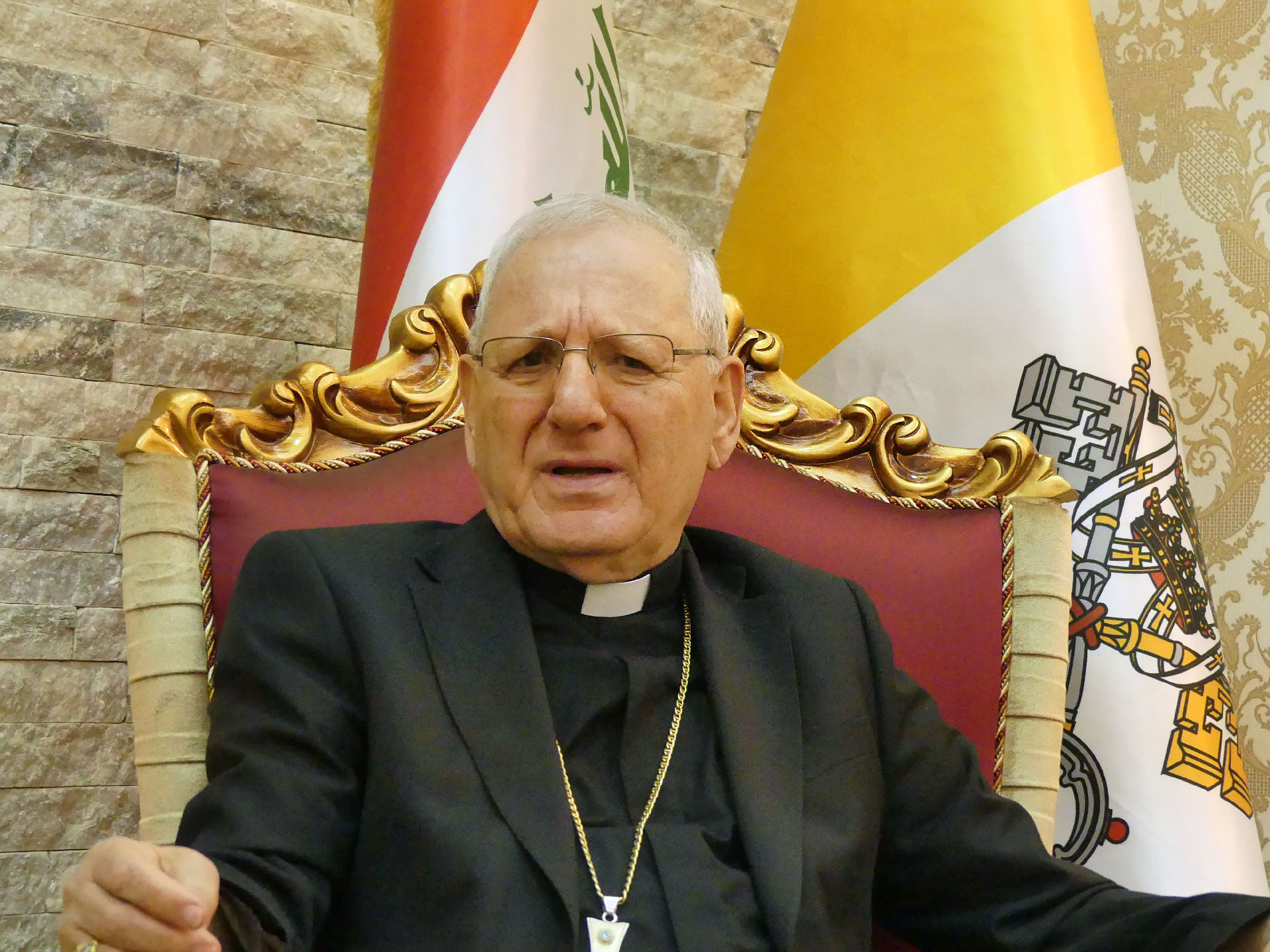 Suite à la révocation du décret 147, le cardinal Sako s'est exilé à Erbil | © Benoit Drevet