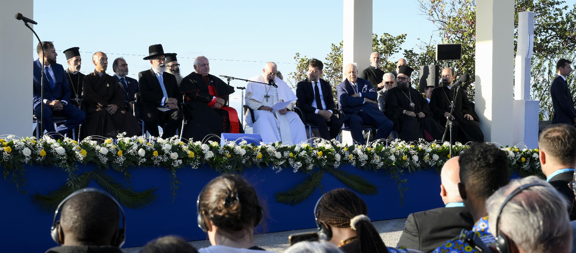 Secourir les personnes «abandonnées sur les flots» est «un devoir d’humanité, c’est un devoir de civilisation», a affirmé le pape à Marseille | © Vatican Media