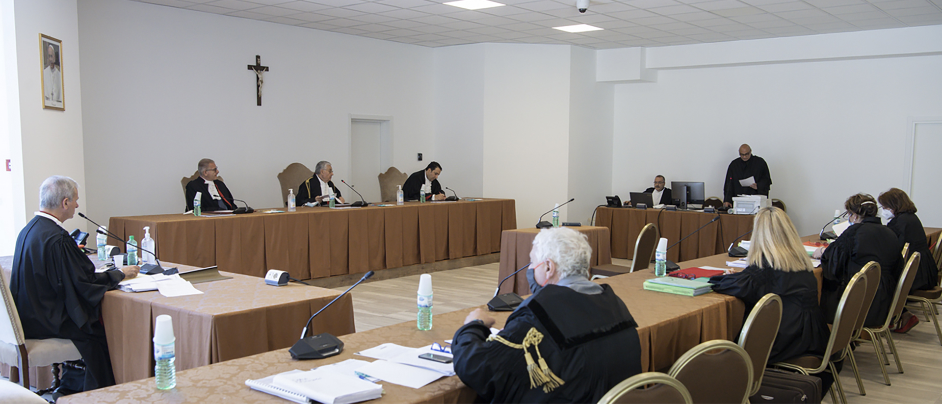 La nouvelle salle du tribunal de la Cité du Vatican © Vatican Media / I.Media