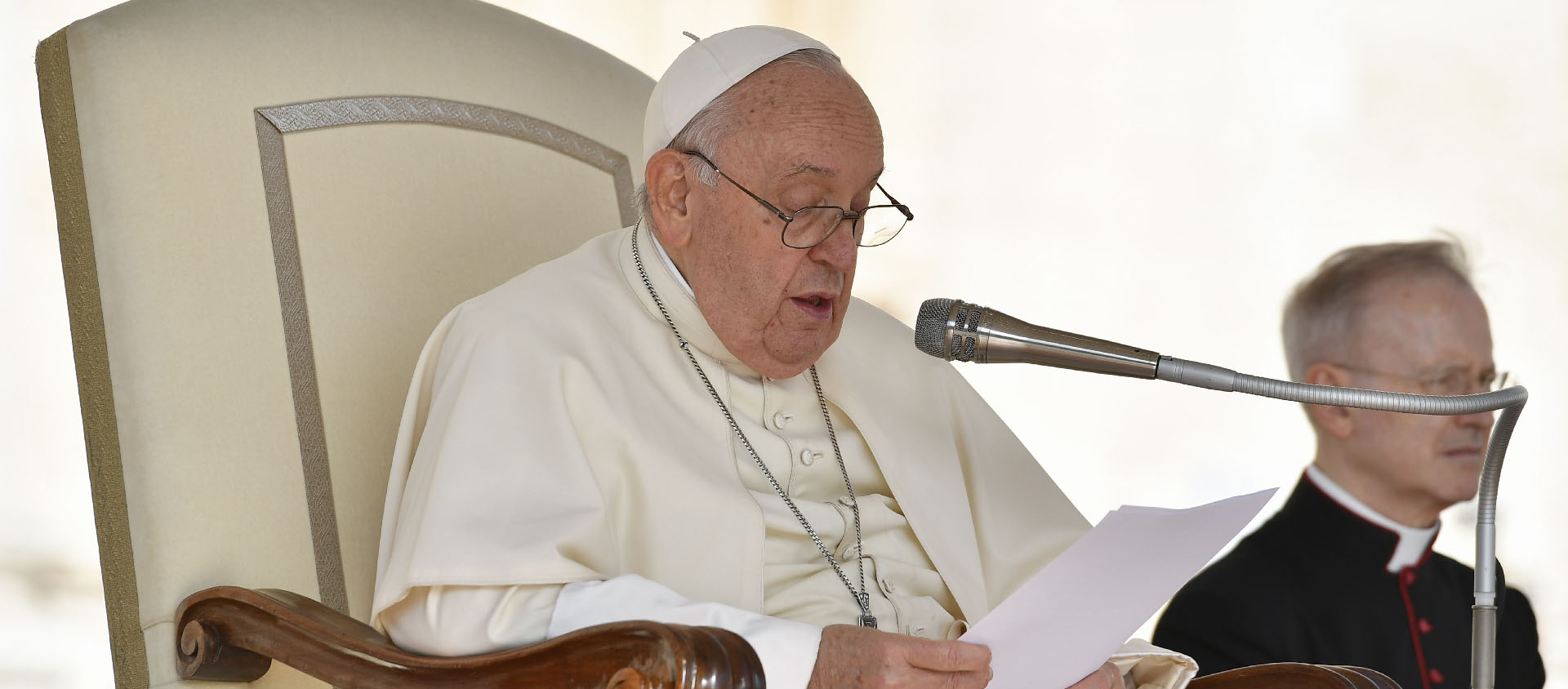 «L’Église est féminine, c’est une épouse, une mère», a souligné le pape, ici à l'audience générale | © Vatican Media