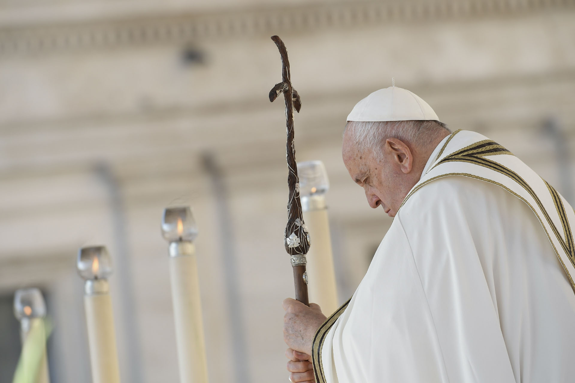 Comme dans "Laudato si’", le terme le plus récurent est l’adverbe «plus». | © Vatican Media