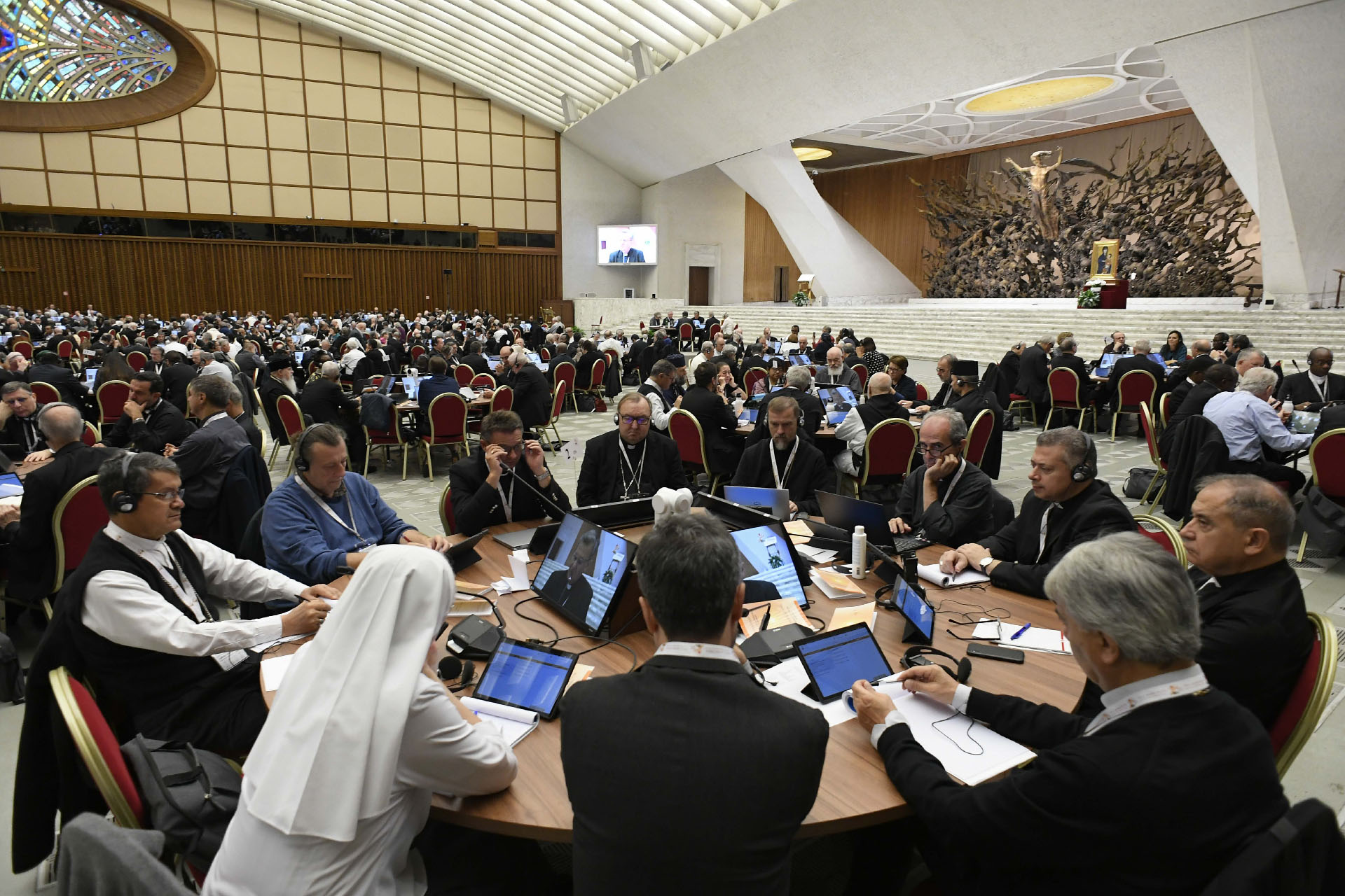 Ce message doit exprimer ce qui a été vécu dans tout le mois de travaux | © Vatican Media