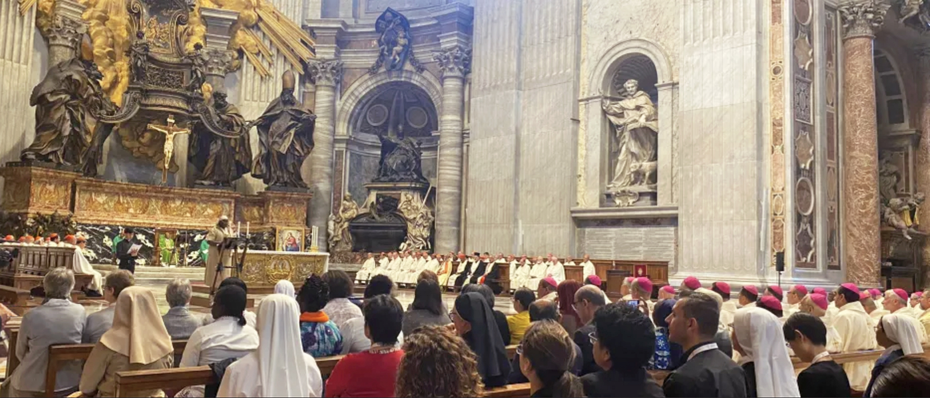 Synode: une messe célébrée en français par le cardinal Ambongo, le 13 octobre 2023 à Rome | © I.MEDIA / AK
