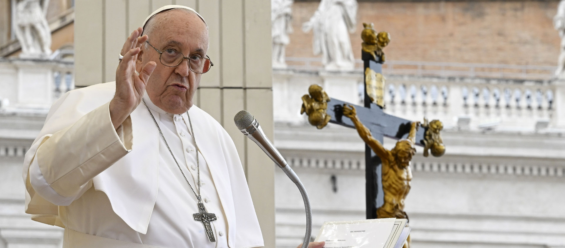 La présence du pape à la COP28 montre que la défense de l’environnement constitue un thème central de son pontificat  | © Vatican Media