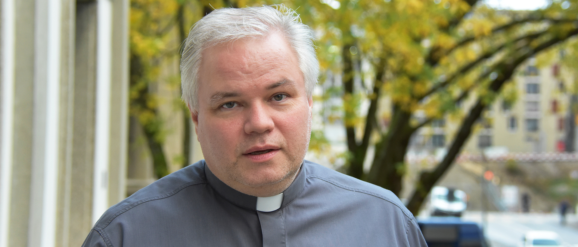 L'abbé Vincent Marville, curé des paroisses de Fribourg depuis septembre 2023 | © Grégory Roth