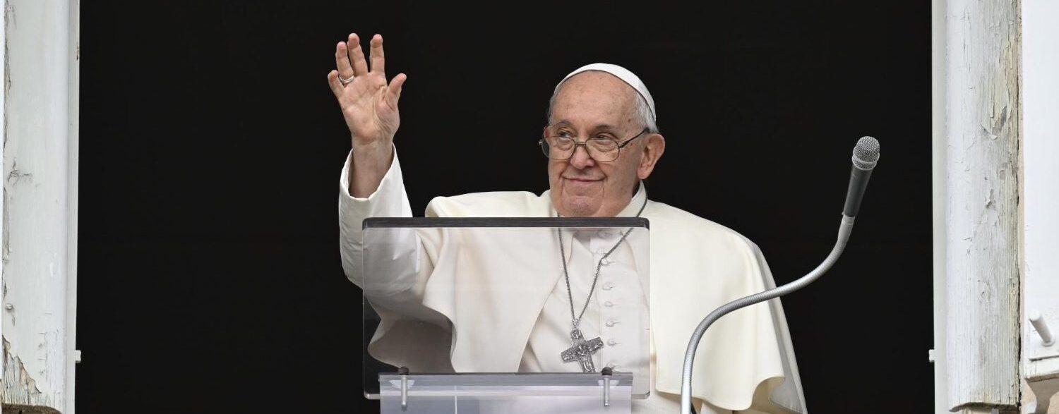 Le pape François lors de l'Angélus du 12 novembre 2023 | © Vatican Media