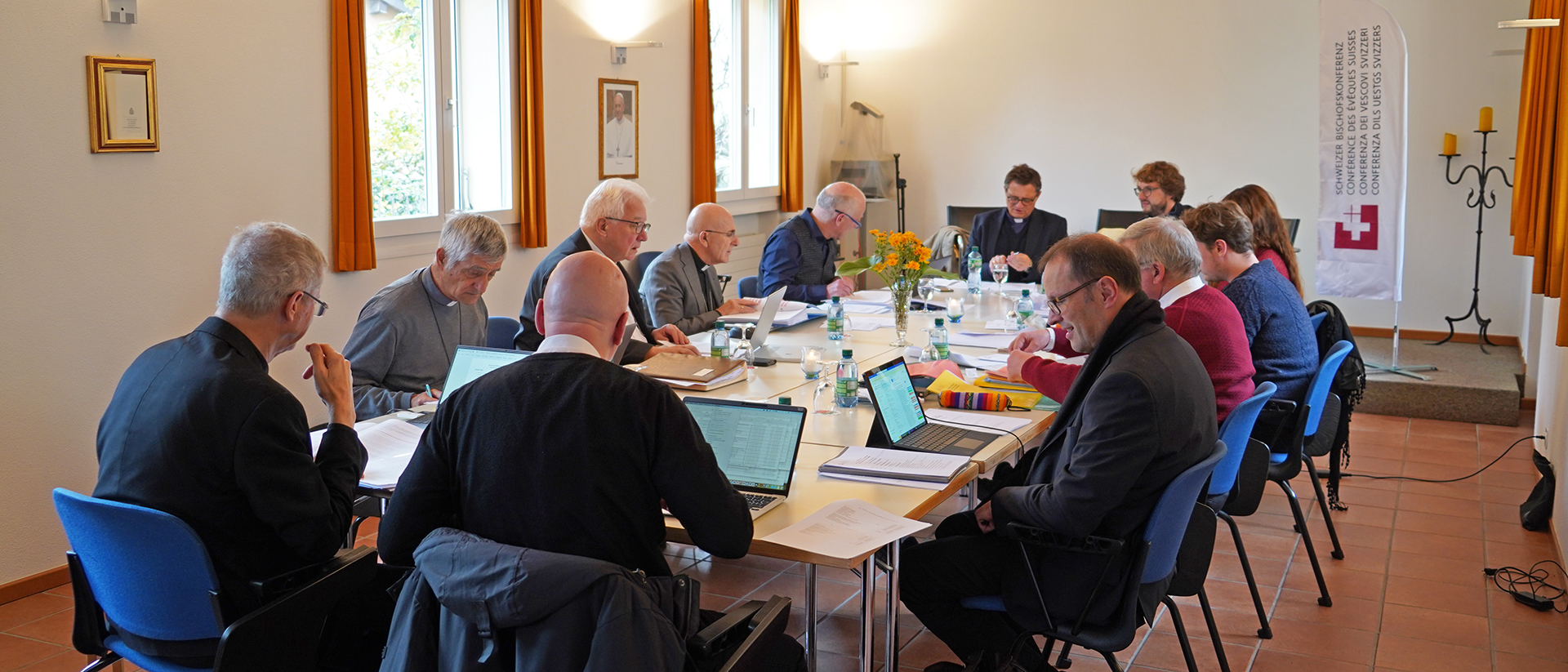 Les évêques suisses réunis à Lugano du 27-29 novembre 2023 | © CES / Federico Anzini