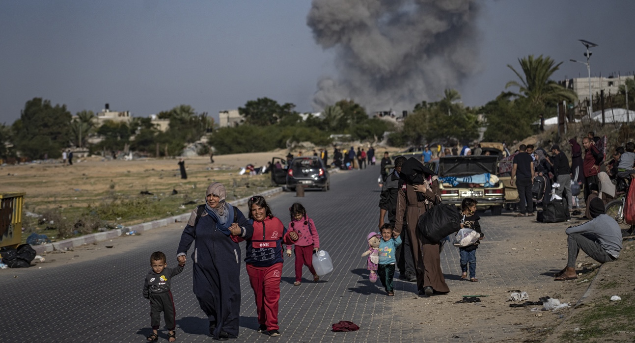 Gaza, fin de la trêve, 2 décembre 2023 | © Keystone / AP Photo / Fatima Shbair