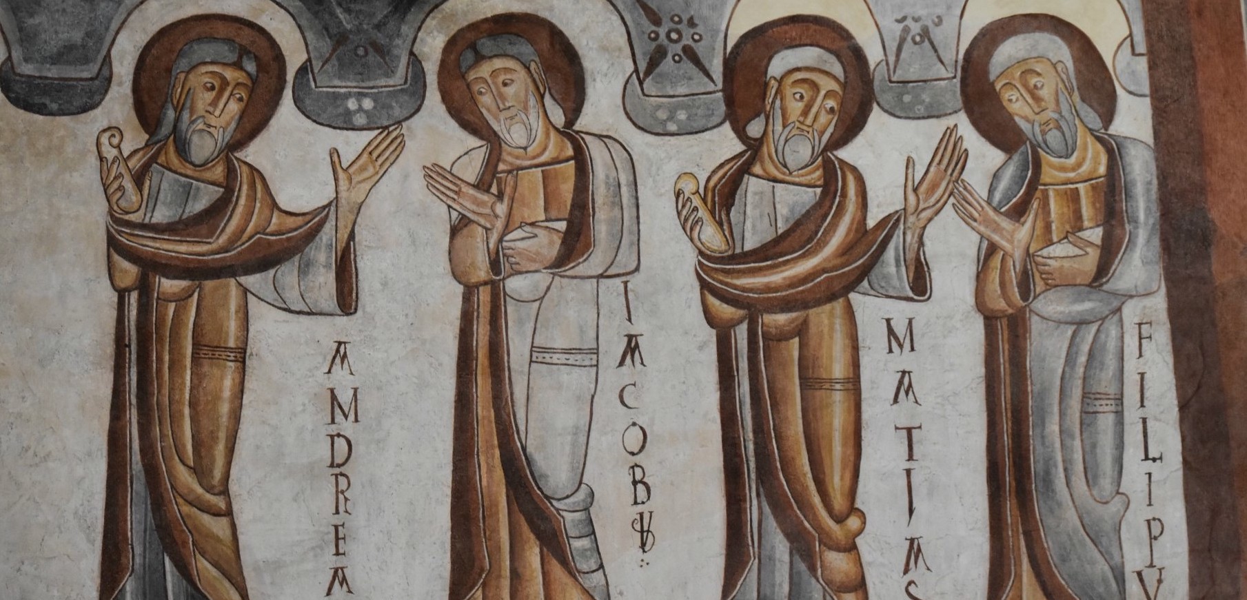 A l'unisson chrétien. Fresques romanes du XIIe siècle, église St-Etienne de Montcherand | © Jacques Berset