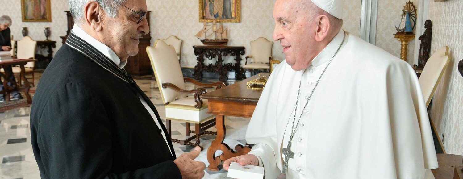 Le pape François a reçu le 22 janvier 2024 le président du Timor-Leste, Jose Ramos-Horta | © Vatican Media