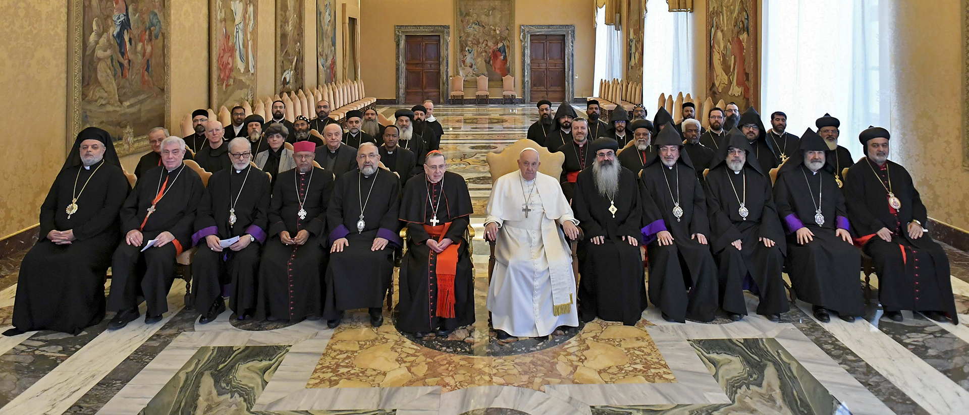 Rencontre de la Commission mixte internationale pour le dialogue théologique entre l’Église catholique et les Églises orthodoxes orientales, le 26 janvier 2024, au Vatican | © Vatican Media