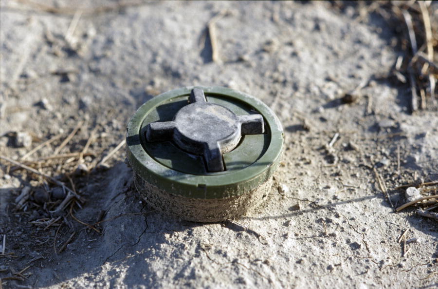 Une mine en Afghanistan | UN Photo/Luke Powell. CC-BY-SA-2.0
