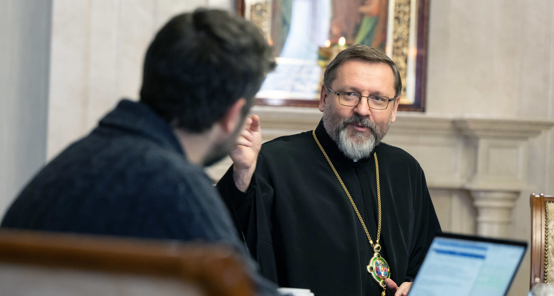 Mgr Sviatoslav Shevchuk, chef de l'Eglise gréco-catholique en Ukraine, est préoccupé par la lassitude des médias concernant la guerre dans son pays | © Catholic Church of England and Wales/Flickr/CC BY-NC-ND 2.0