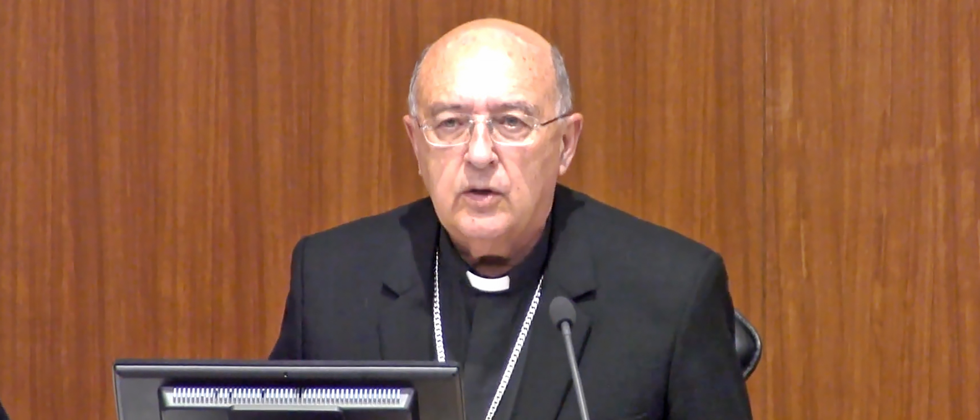Cardinal Barreto Jimeno © Capture Youtube –UniGregoriana – via I.Media