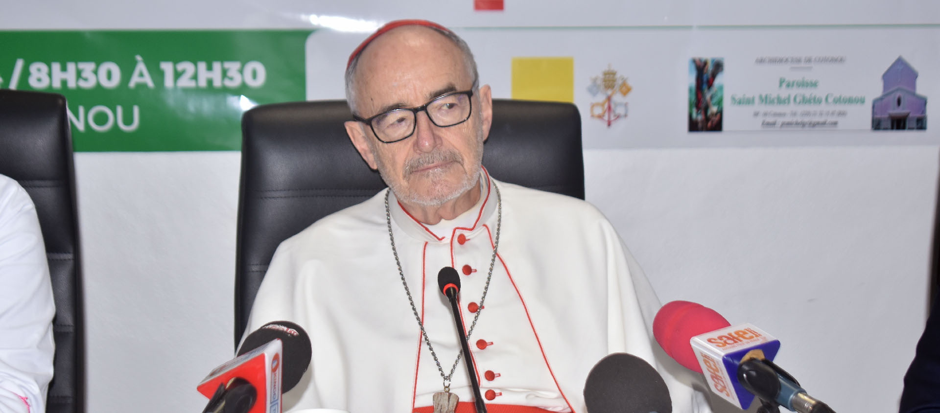 Le cardinal a animé une table ronde sur la politique du Vatican pour l’environnement, à l’invitation d’Eglise verte, une initiative de l’archevêque de Cotonou | © Max Savi Carmel