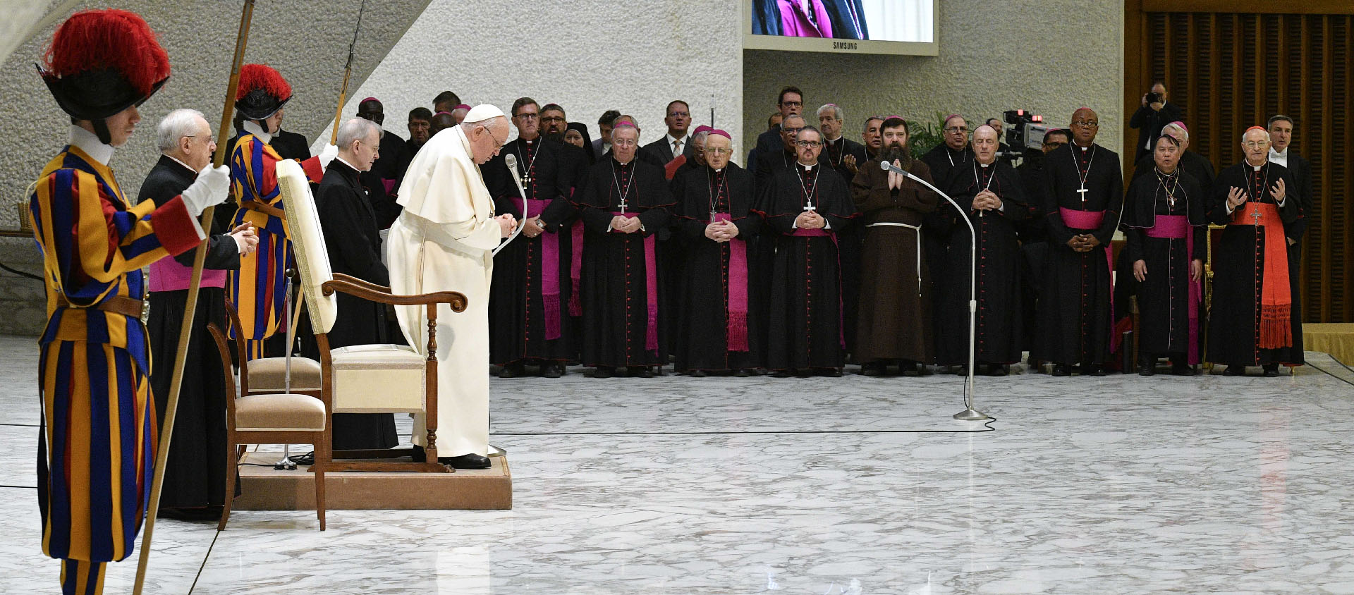 «L’acédie est une bataille décisive, qu’il faut gagner à tout prix», a insisté le pape François | © Vatican Media