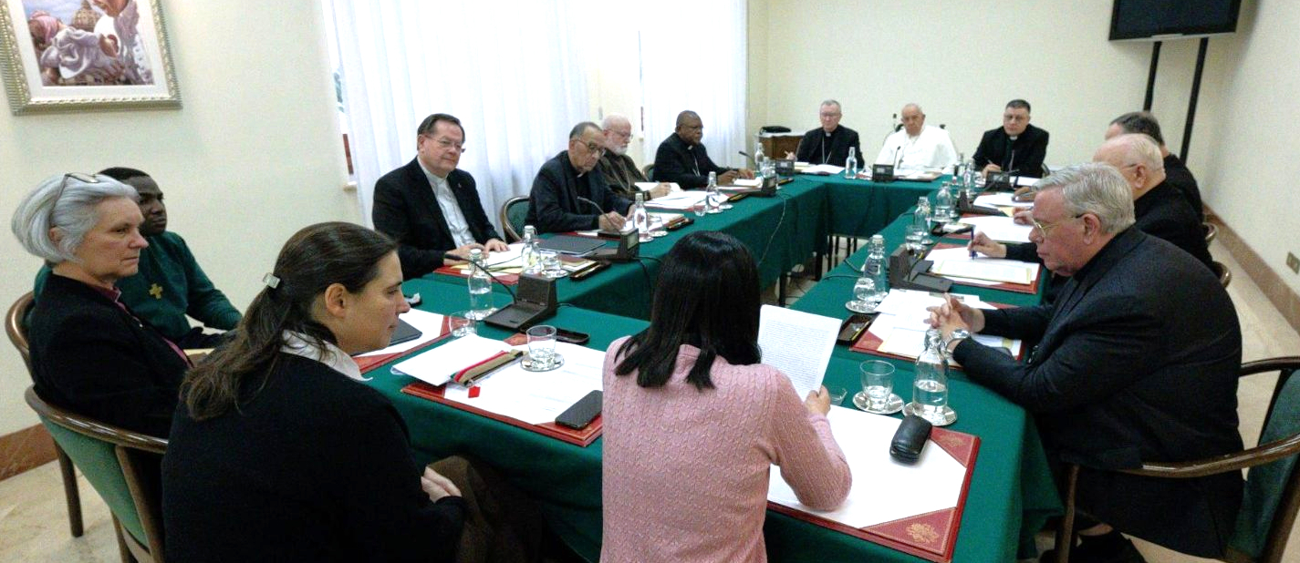 Trois femmes ont participé à la réunion du Conseil des cardinaux (C9), le 5 février 2024 | © Vatican Media