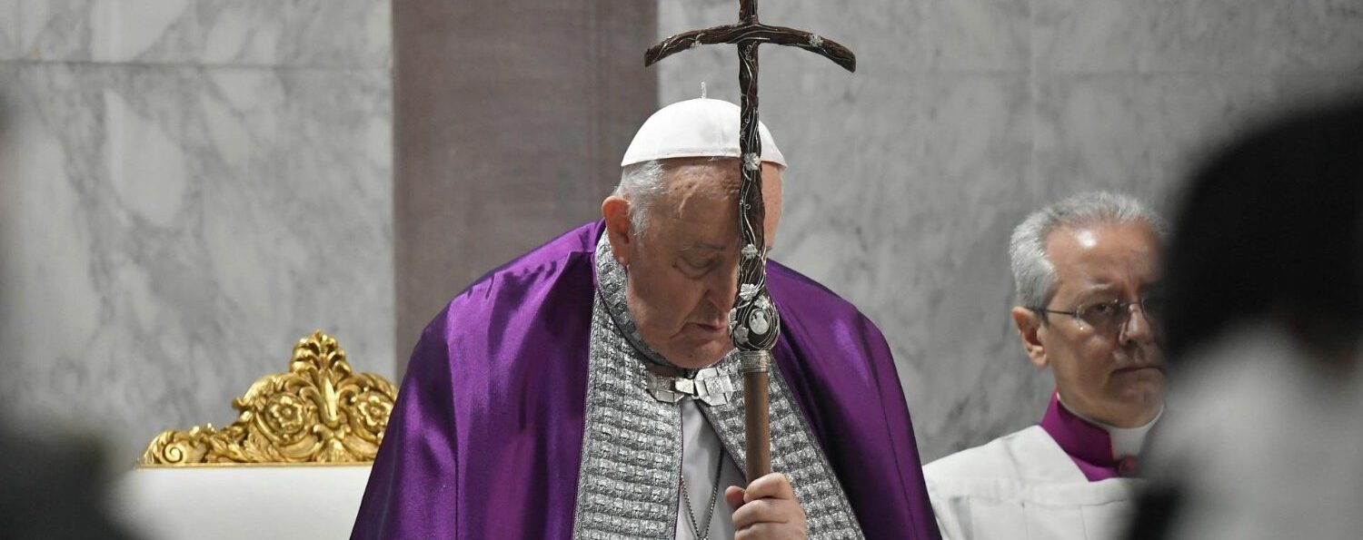 Le pape à la messe du Mercredi des Cendres, le 14 février 2024 | © Vatican Media