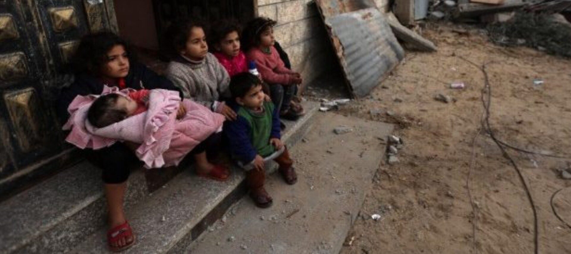 Enfants sous les bombes à Gaza | © Vatican Media