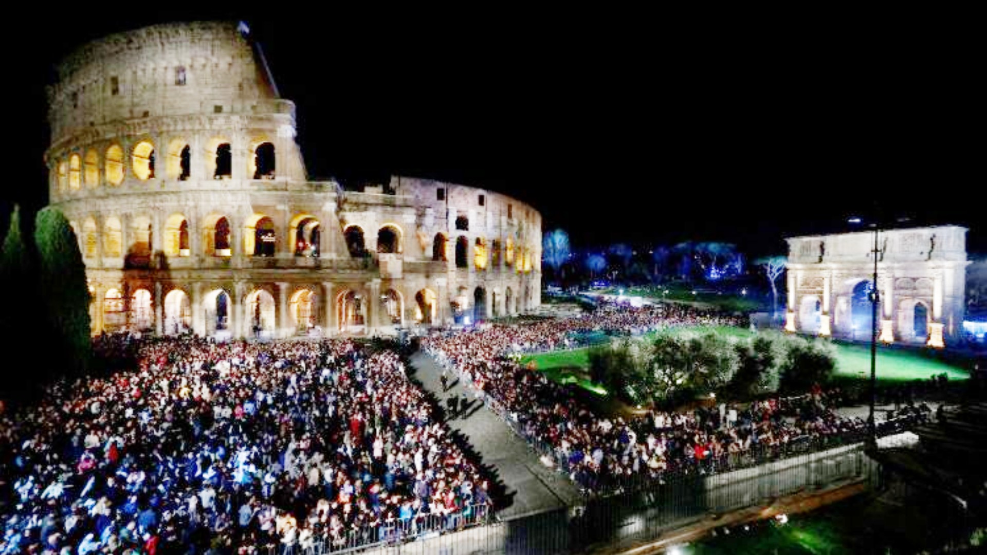 Le Chemin de Croix au Colisée vendredi  29 mars | © Vatican Media