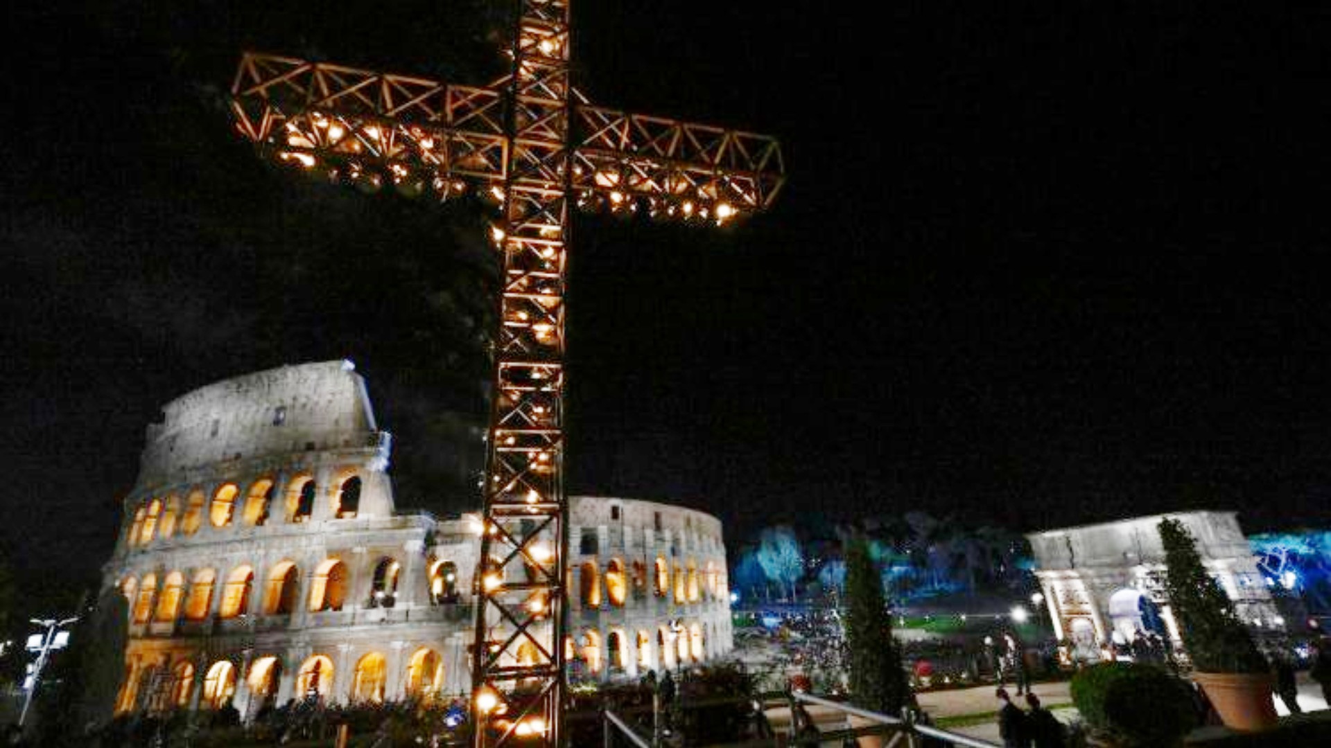 Le Chemin de Croix au Colisée vendredi  29 mars 2024 | © Vatican Media