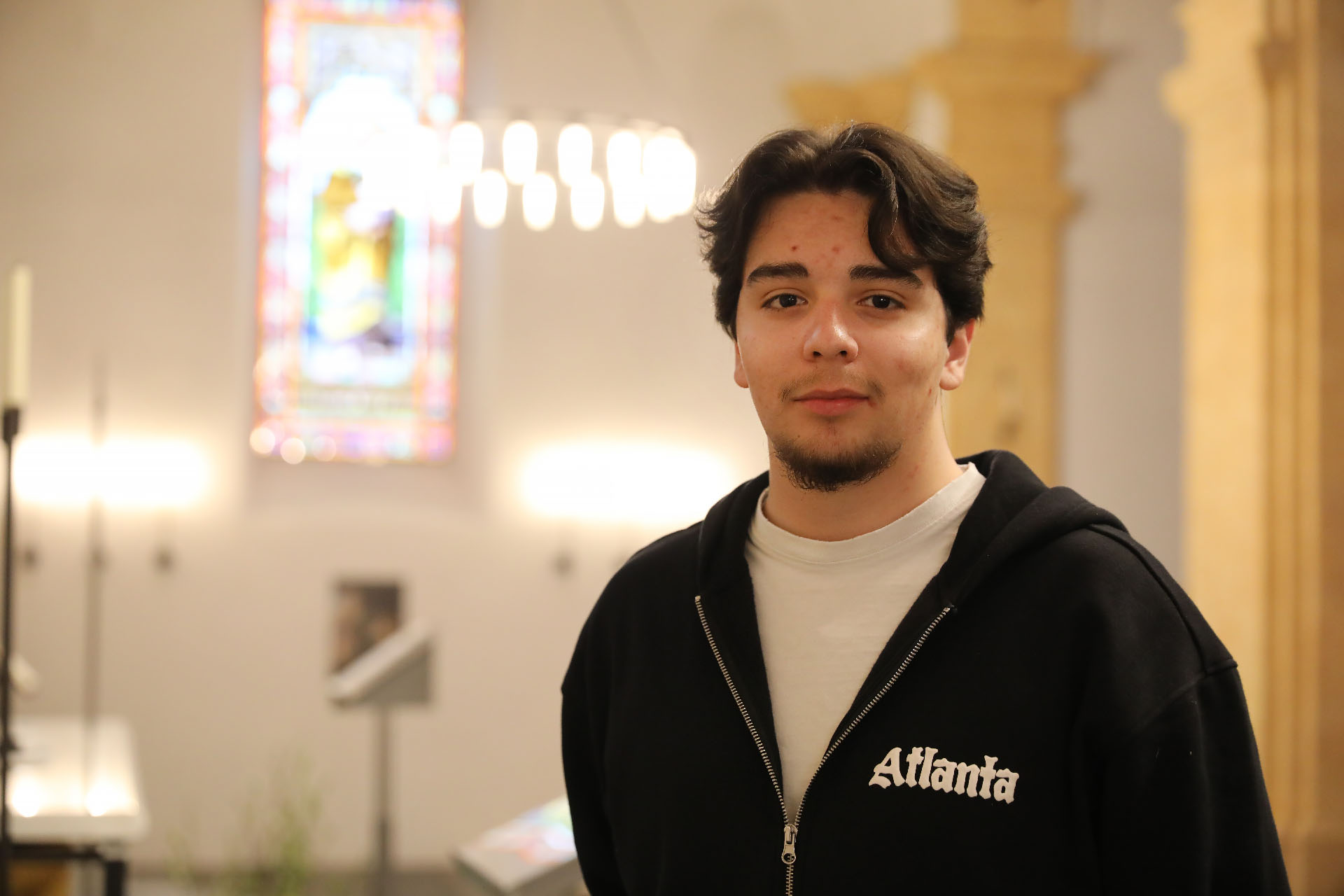 Martigny le 18 mars. Louis-Albert Gailland, catéchumène de 18 ans. | © Bernard Hallet