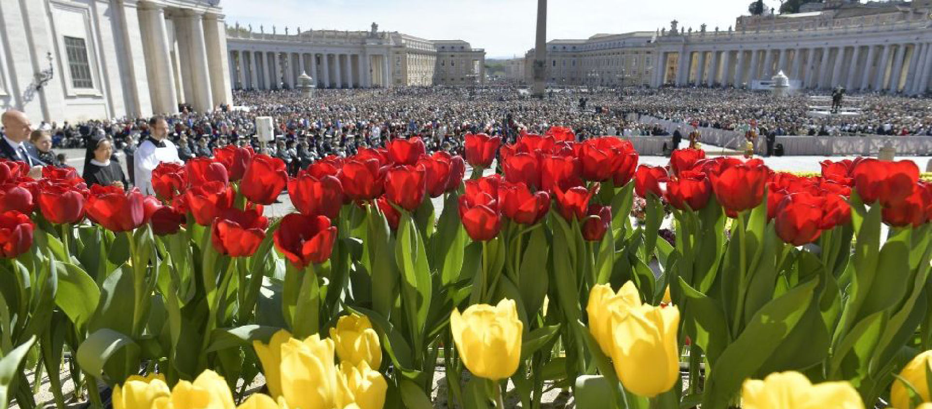 Messe de Pâques sur la Place Saint-Pierre à Rome | © Vatican Media