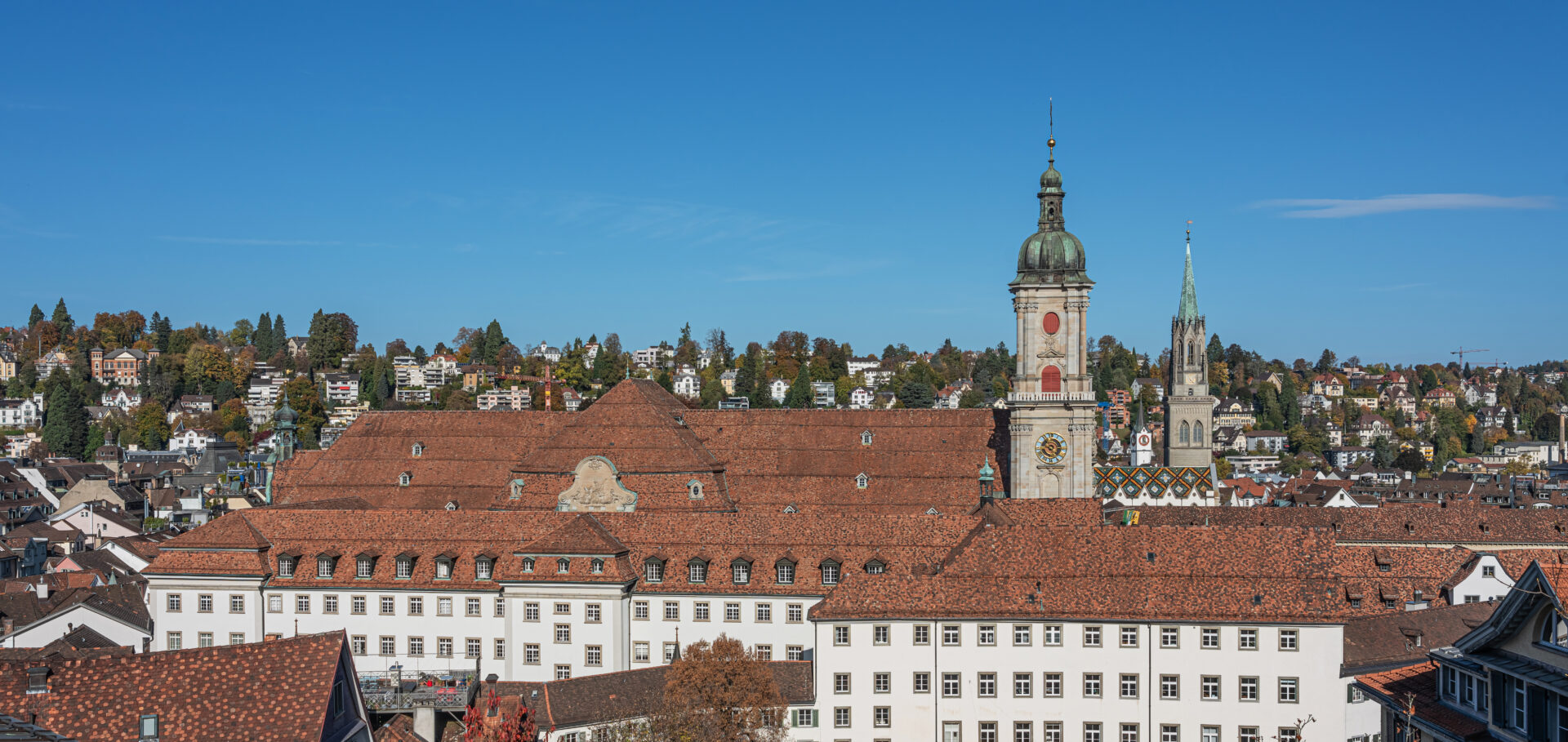 Vue de l'Abbaye de St-Gall, dans la ville du même nom | © A.Savin/Wikimedia Commons/CC BY-SA 4.0