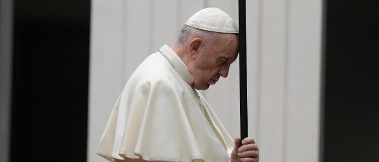 Le pape François lors de la Via Crucis en 2020 | © Vatican Media