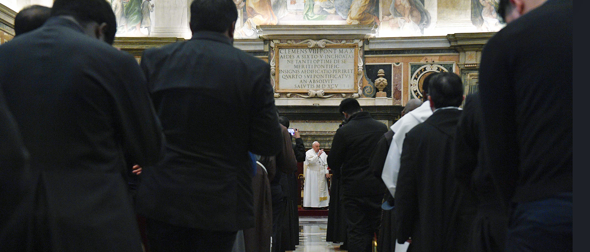 Le pape a donné son enseignement aux participants d’un cours sur le «For interne» proposé par la Pénitencerie apostolique | © Vatican Media