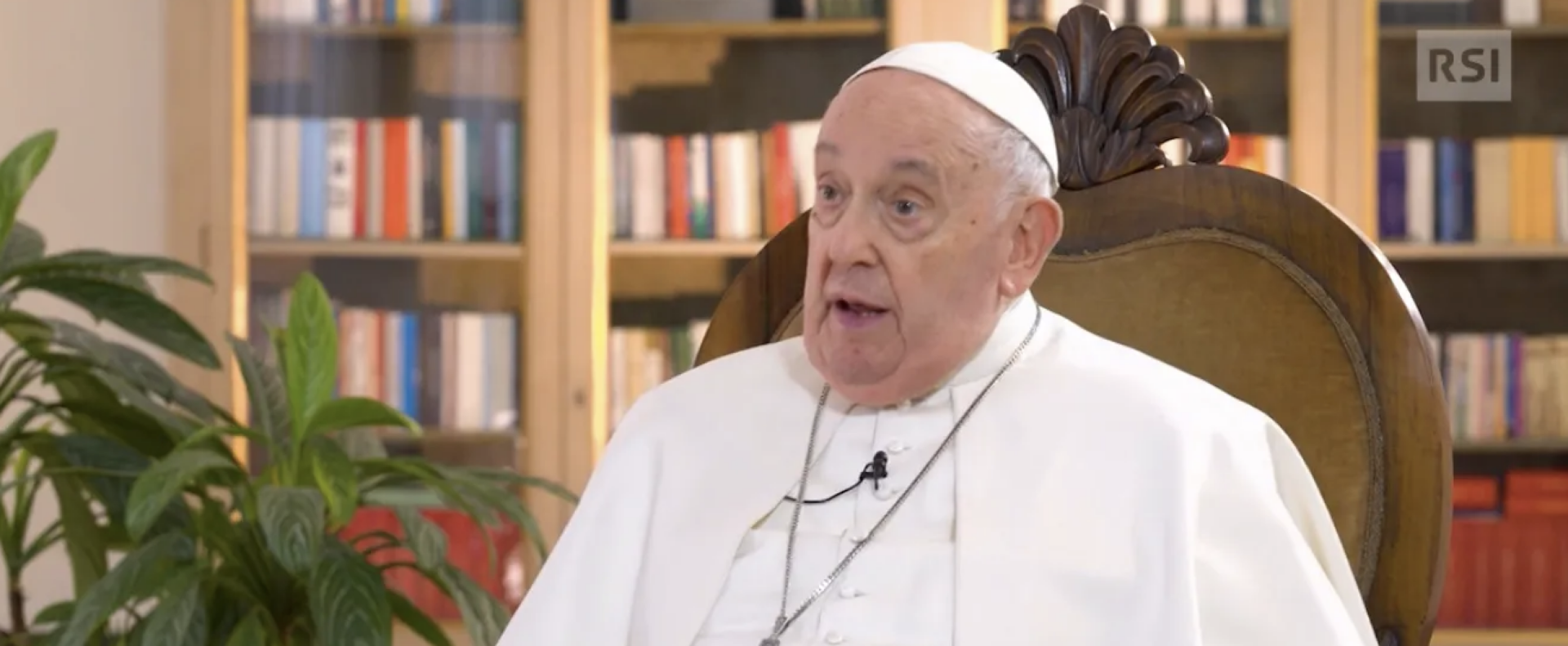 Des extraits d'une interview accordée par le pape François à la RSI (diffusée le 20 mars 2024) ont été révélés par la presse | capture d'écran RSI