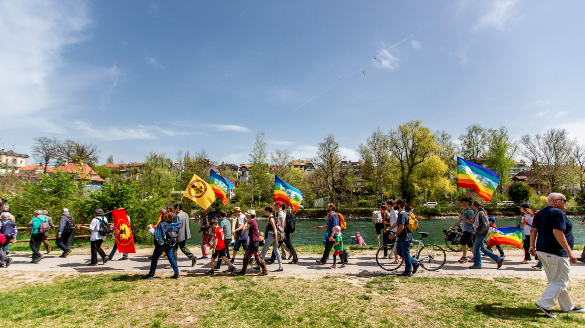 Les Marches de Pâques existent depuis les années 1960 à Berne. Ici, celle de 2021 | © Ostermarschbern.ch