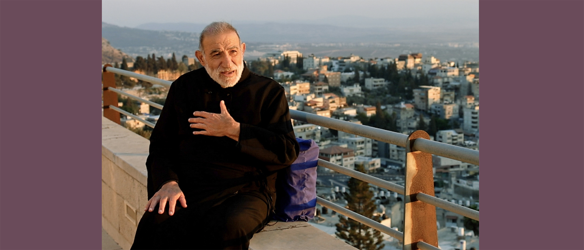 Émile Shoufani en 2022 à Nazareth | © Claire Duhamel – Terre Sainte Magazine