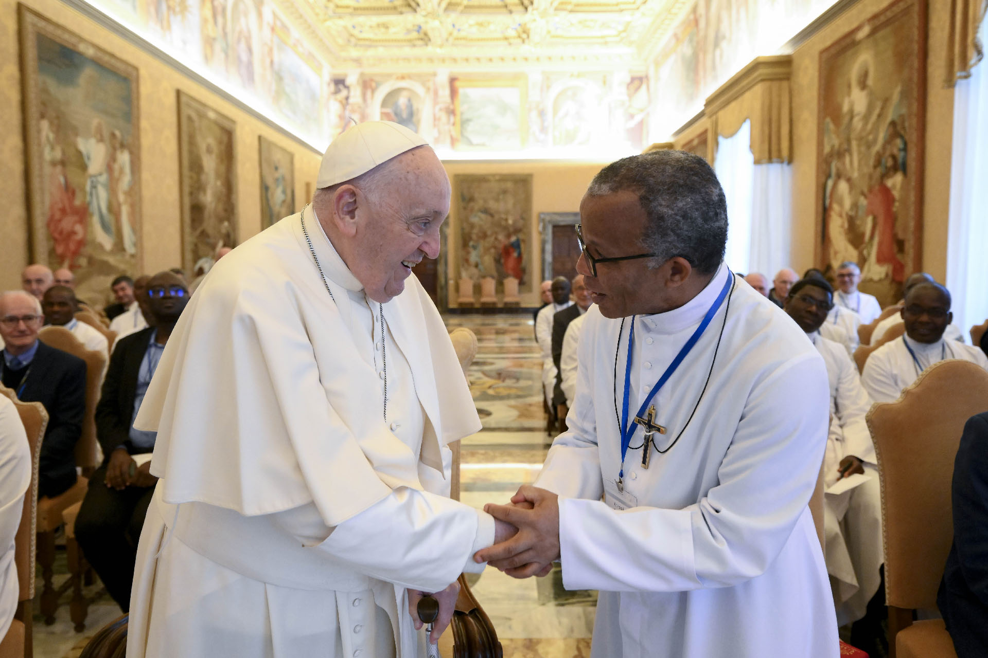 Le supérieur général, Hervé Zamor, originaire de Haïti, a été réélu à la tête de la congrégation lors du chapitre général  | © Vatican Media