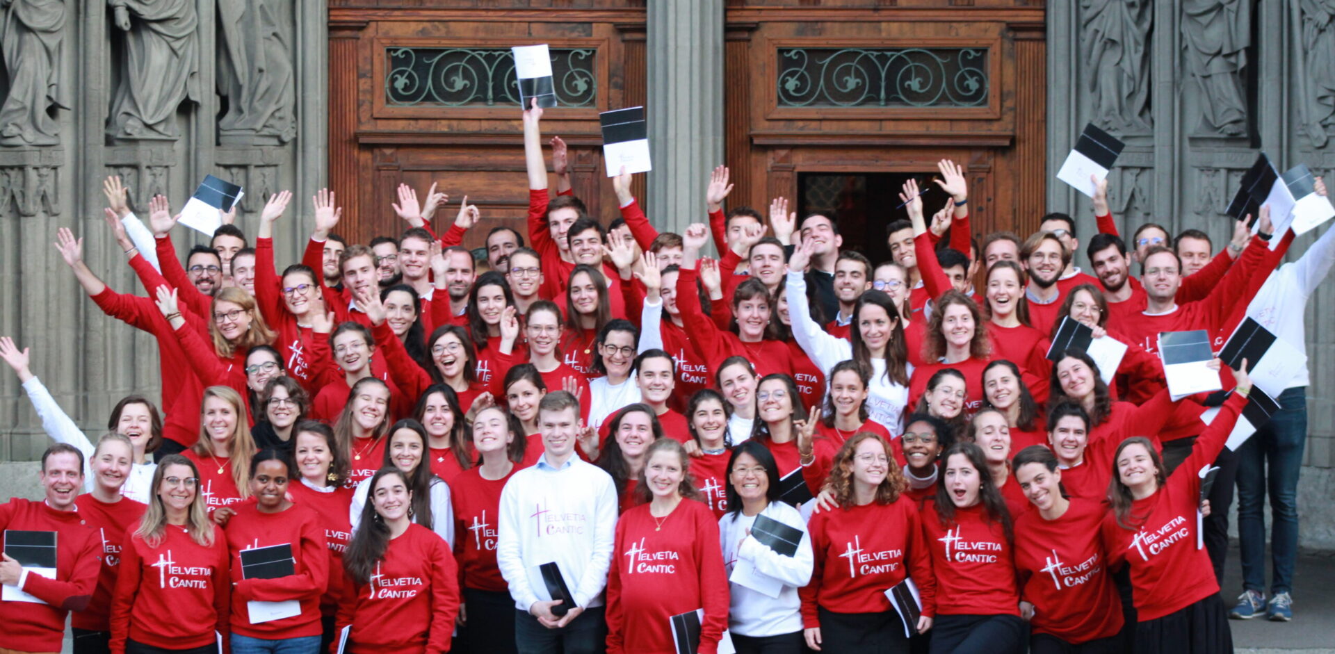 Les participantes et participants à la troisième édition d'Helvetia Cantic, à Fribourg (2022) | © Jeanne Pierson