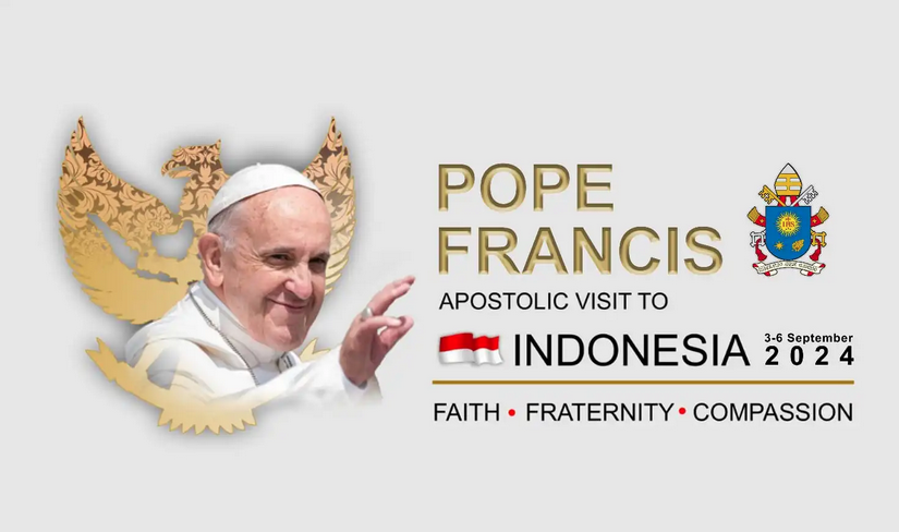 Logo du voyage prévu du pape François en Indonésie | © Vatican media