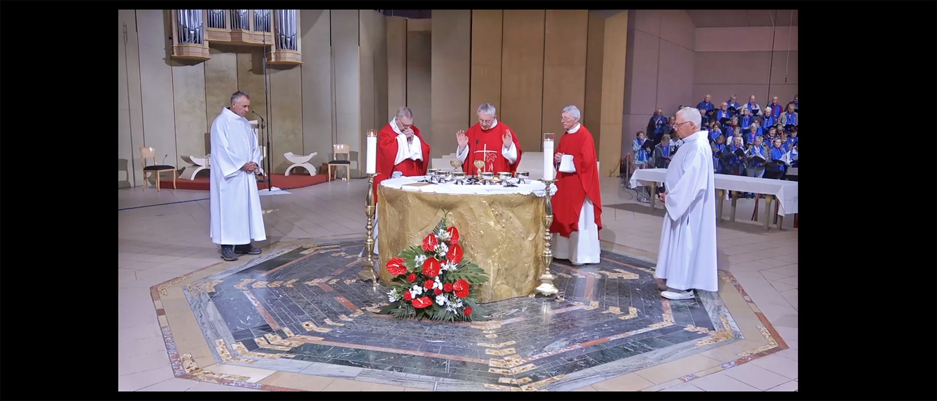 La messe radiodiffusée et en live streaming en direct de Lourdes. le 19 mai 2024 | © Cleanfeed / Cath-Info