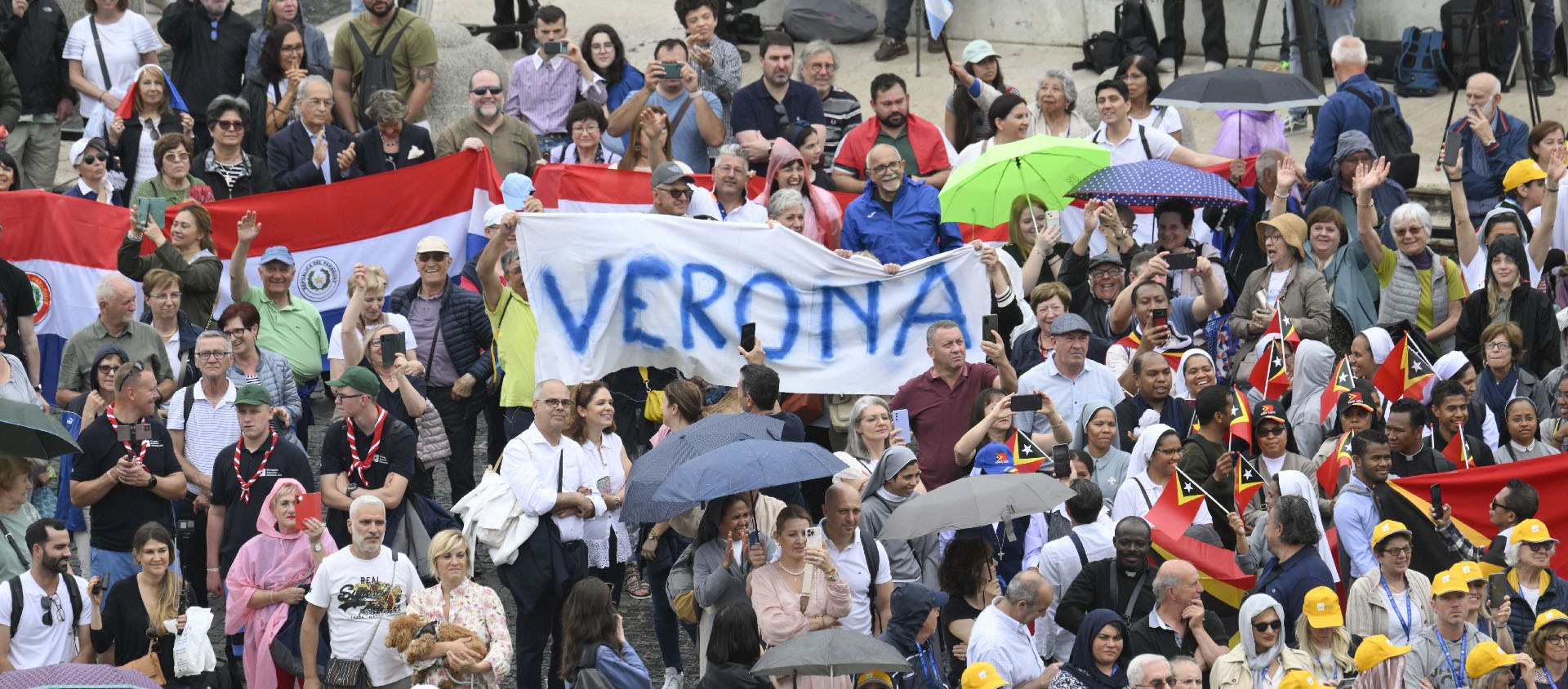 Le pape a remercié les habitants de Vérone qui l’ont accueilli en visite pastorale le 18 mai | © Vatican Media