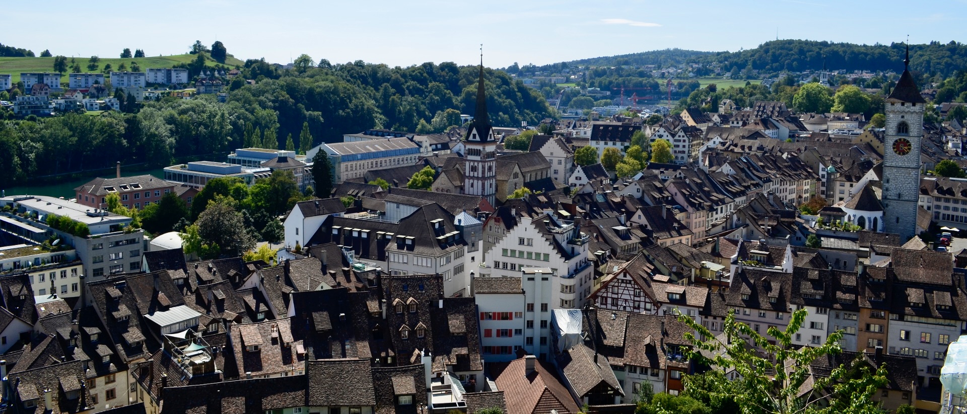 La ville de Schaffhouse s'étend sur les rives du Rhin |  © Regula Pfeifer kath.ch