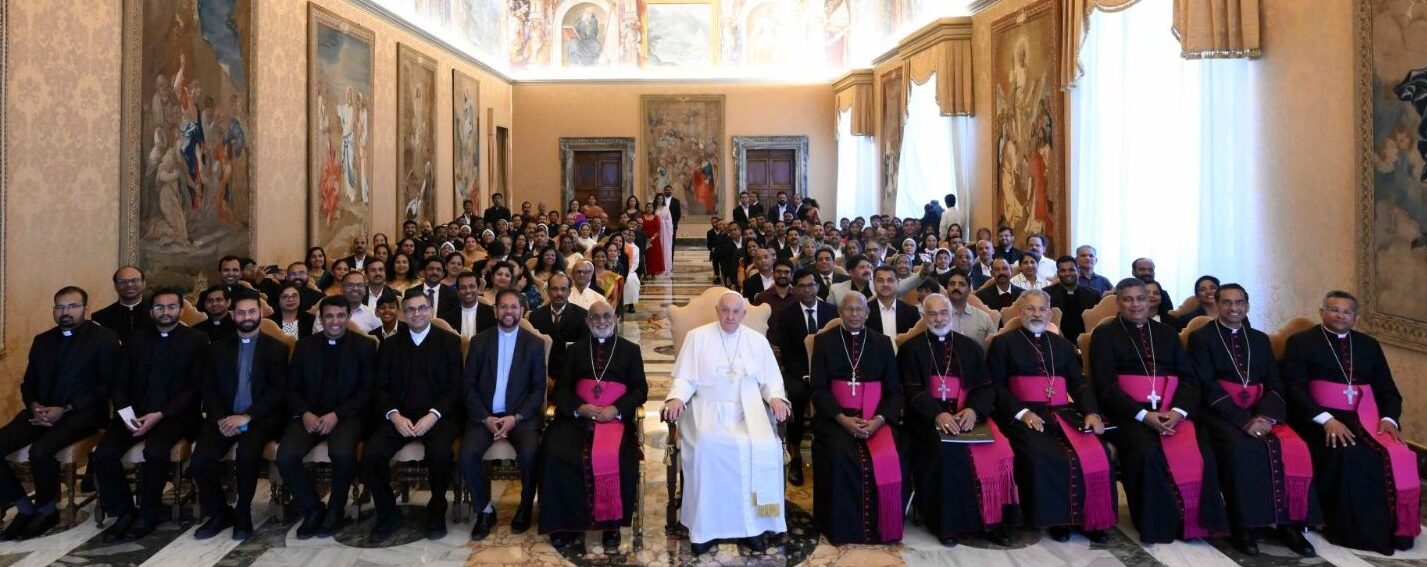 Le pape François avec la délégation syro-malabare, le 13 mai 2024 | © Vatican Media