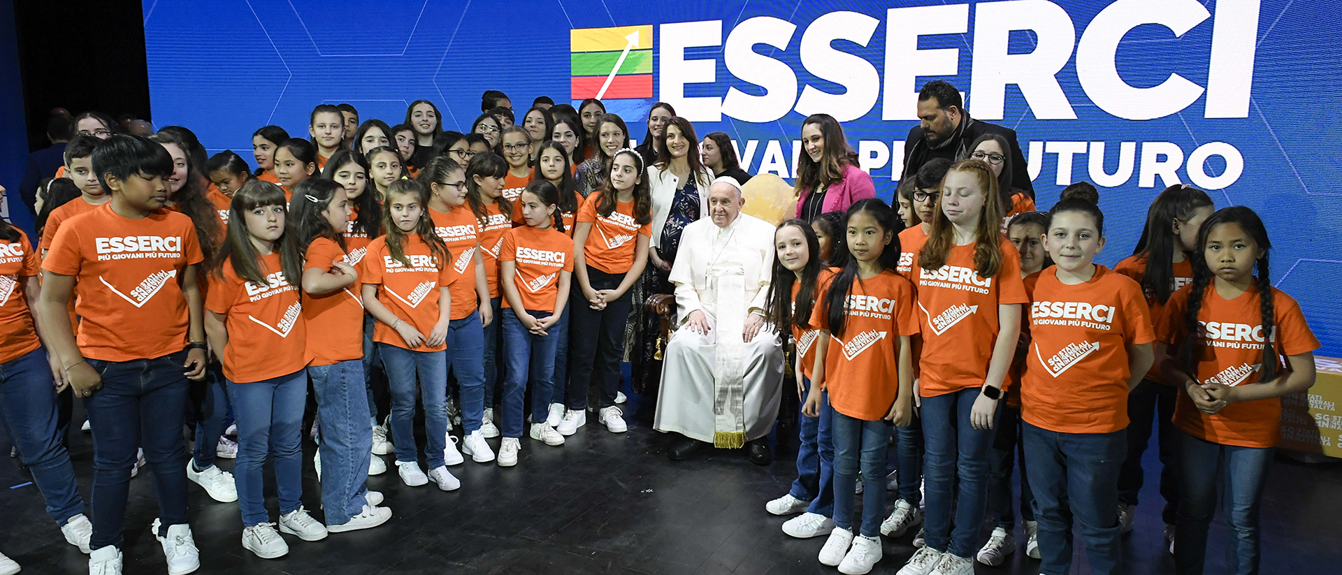 Le pape François lors de la quatrième édition des États généraux de la Natalité à Rome, le 10 mai 2024 | © Vatican Media