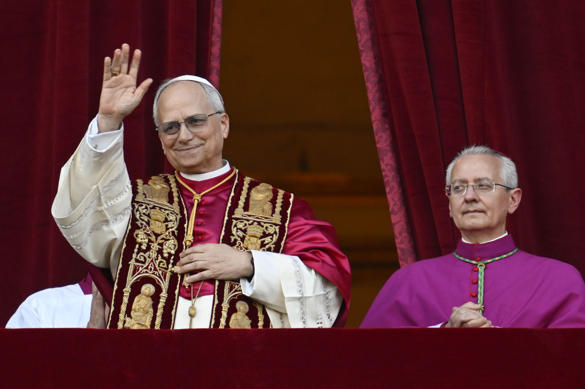 Léon XIV, nouveau pape, 8 mai 2025, un homme qui aime le contact avec les laïcs | © Vatican media
